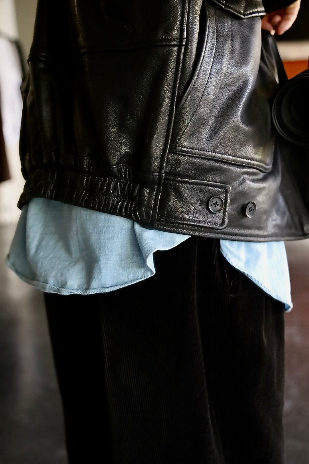 YOKE LEATHER FLIGHT JACKETスタイル2025.9.6.