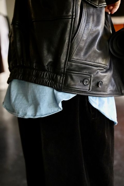 YOKE LEATHER FLIGHT JACKETスタイル2025.9.6.