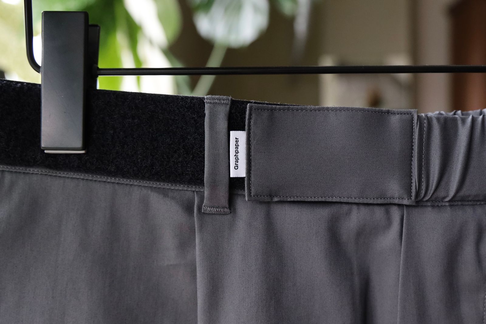 グラフペーパー Solotex Twill Wide Chef Shorts(GM252-40006B)GRAY