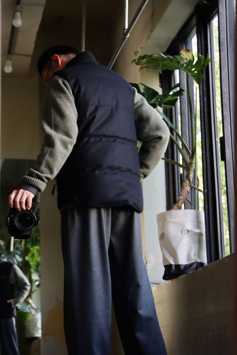 CANADA GOOSE カナダグース22AW GARSON VEST WOOL BLACK LABELスタイル.2022.10.26.
