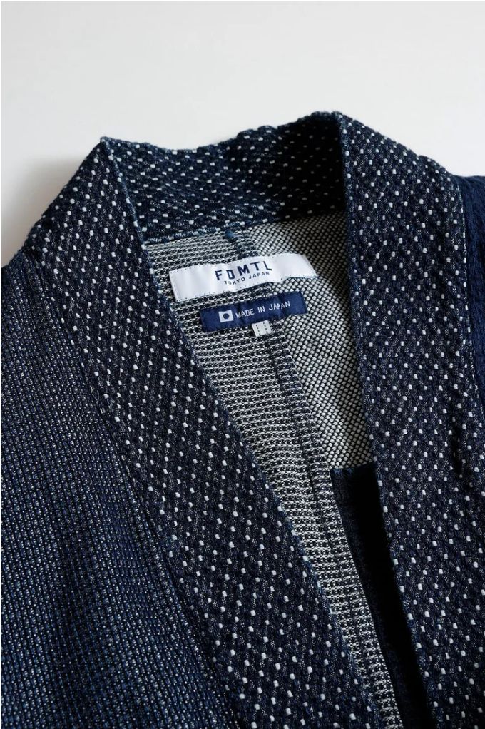 ファンダメンタル デニムシャツ HAORI JACKET RINSE(FA25JK32R)INDIGO☆新作発売！