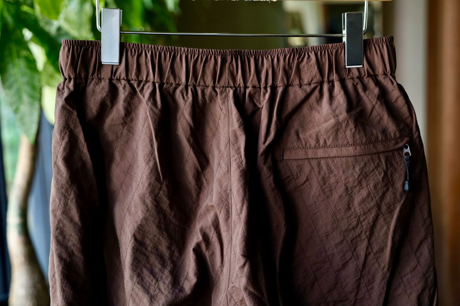 S.F.C 25FW エスエフシー NEW WIDE TWO TUCK PANTS(STITCHED NYLON) (SFCFW25P06)D.Brown☆9月20日(土)発売！