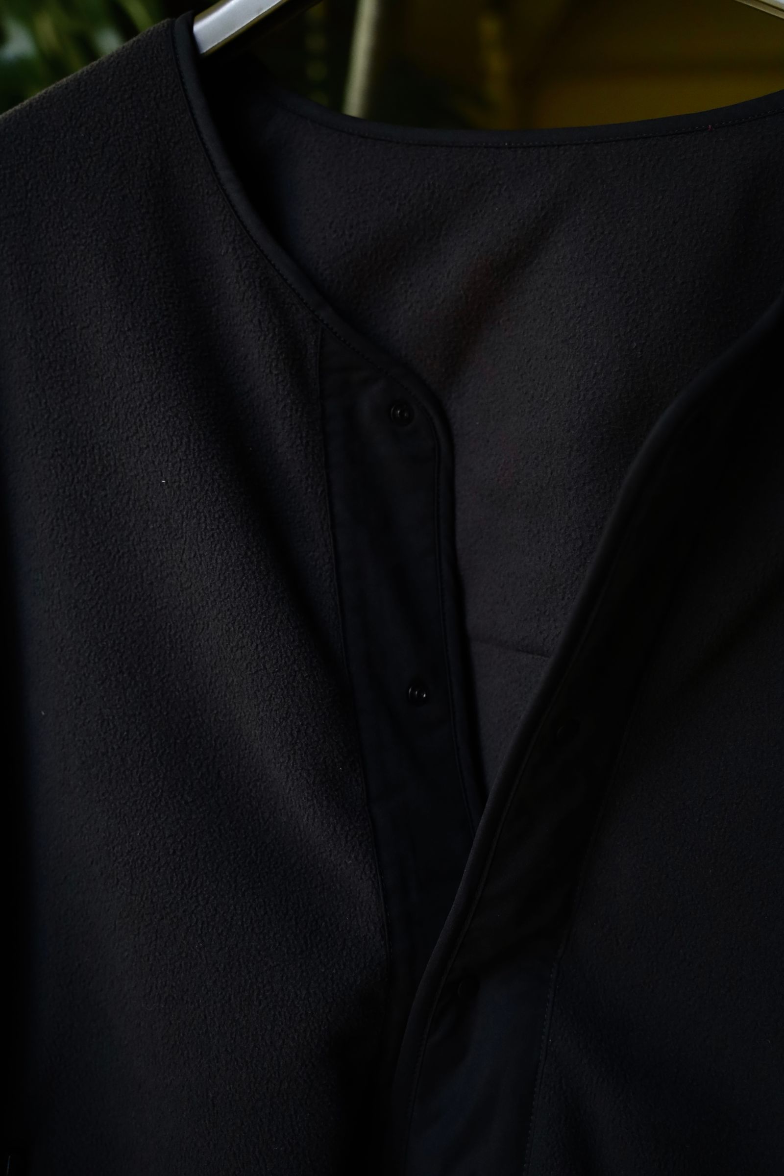 フレッシュサービス SYNTHETIC FLEECE CARDIGAN(FSC243-30093)BLACK