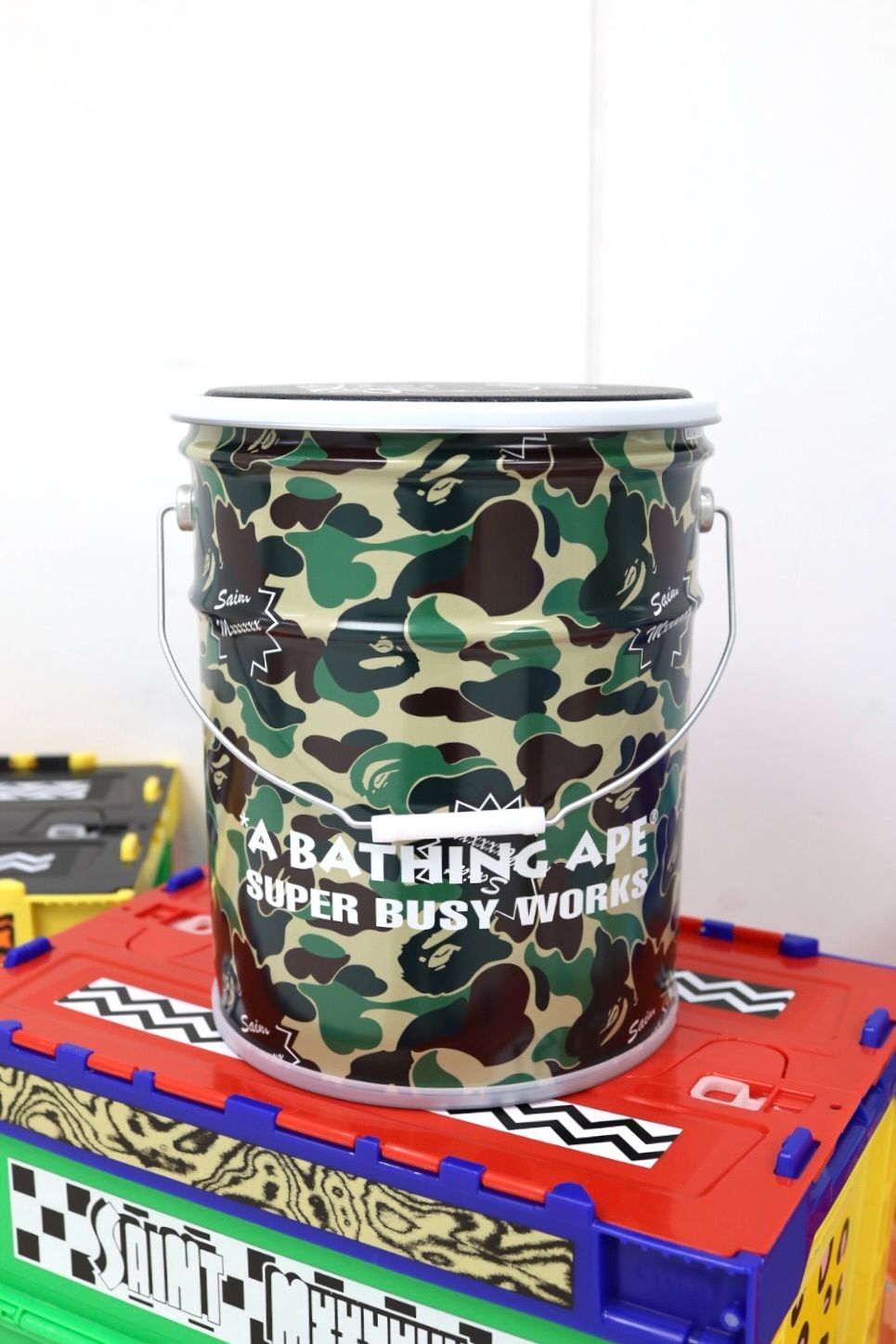 セントマイケル 26SS BAPE_CAN STOOL(SM-MK8-0000-C61)CAMO☆2月7日(土)発売！