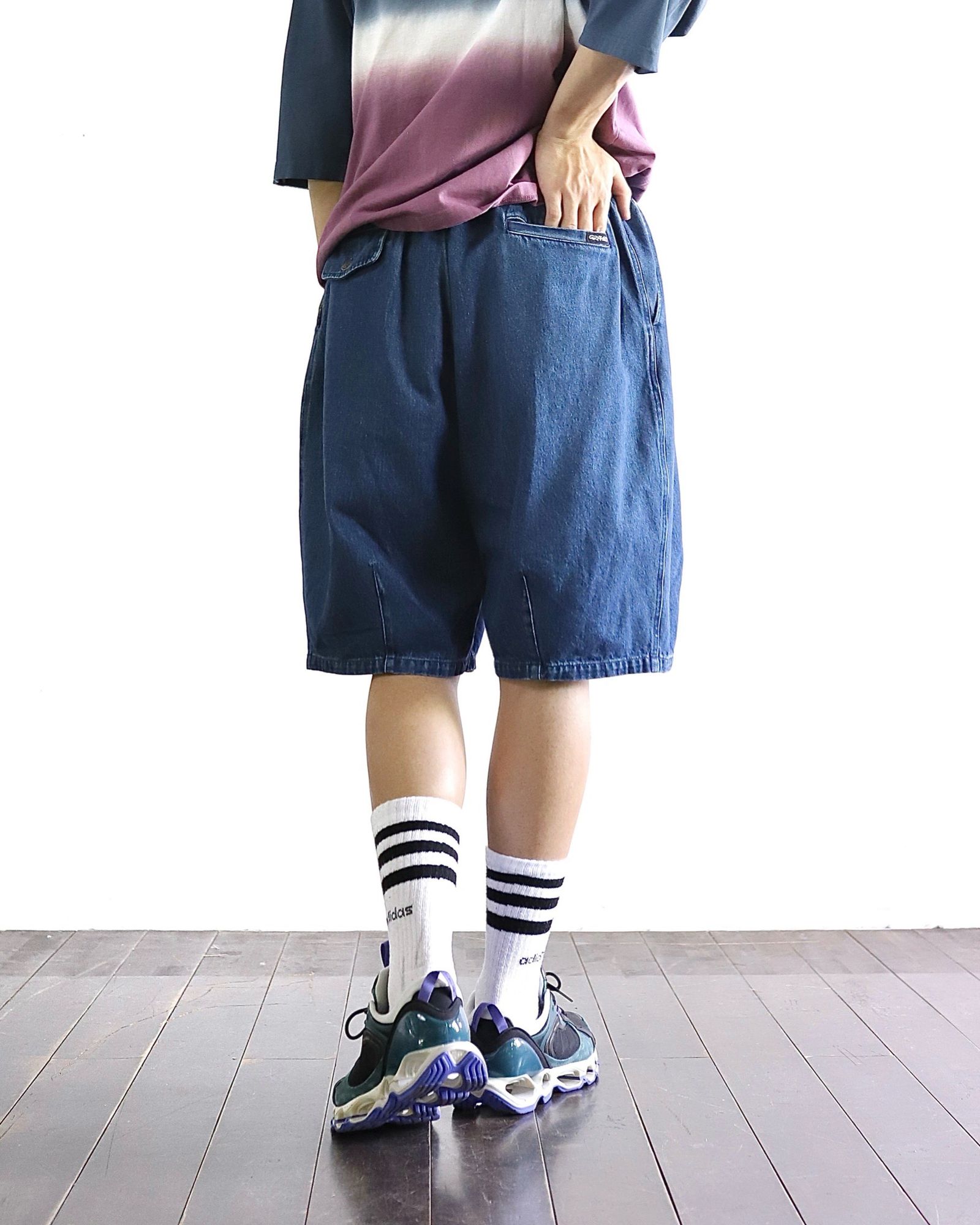 is-ness 24SS GRAMICCI for is-ness HORIZON OVERDYE T-SHIRT style 2024.4.20