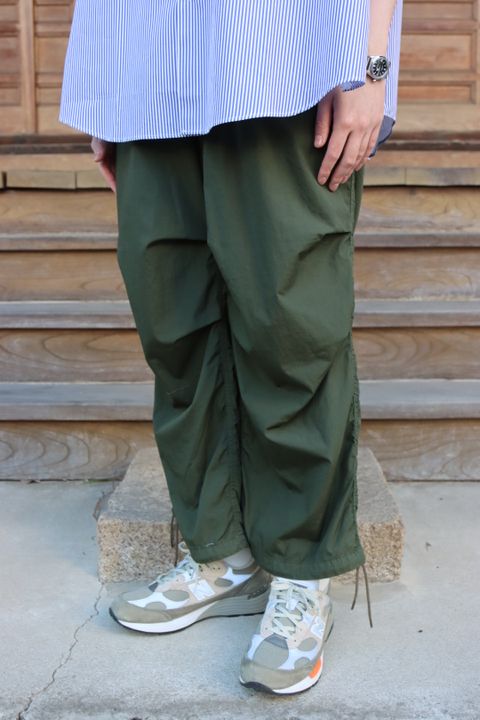 is-ness×THOMAS MASON VENTILATION SHORT SLEEVE SHIRT"BLOCKS STRIPE"style.