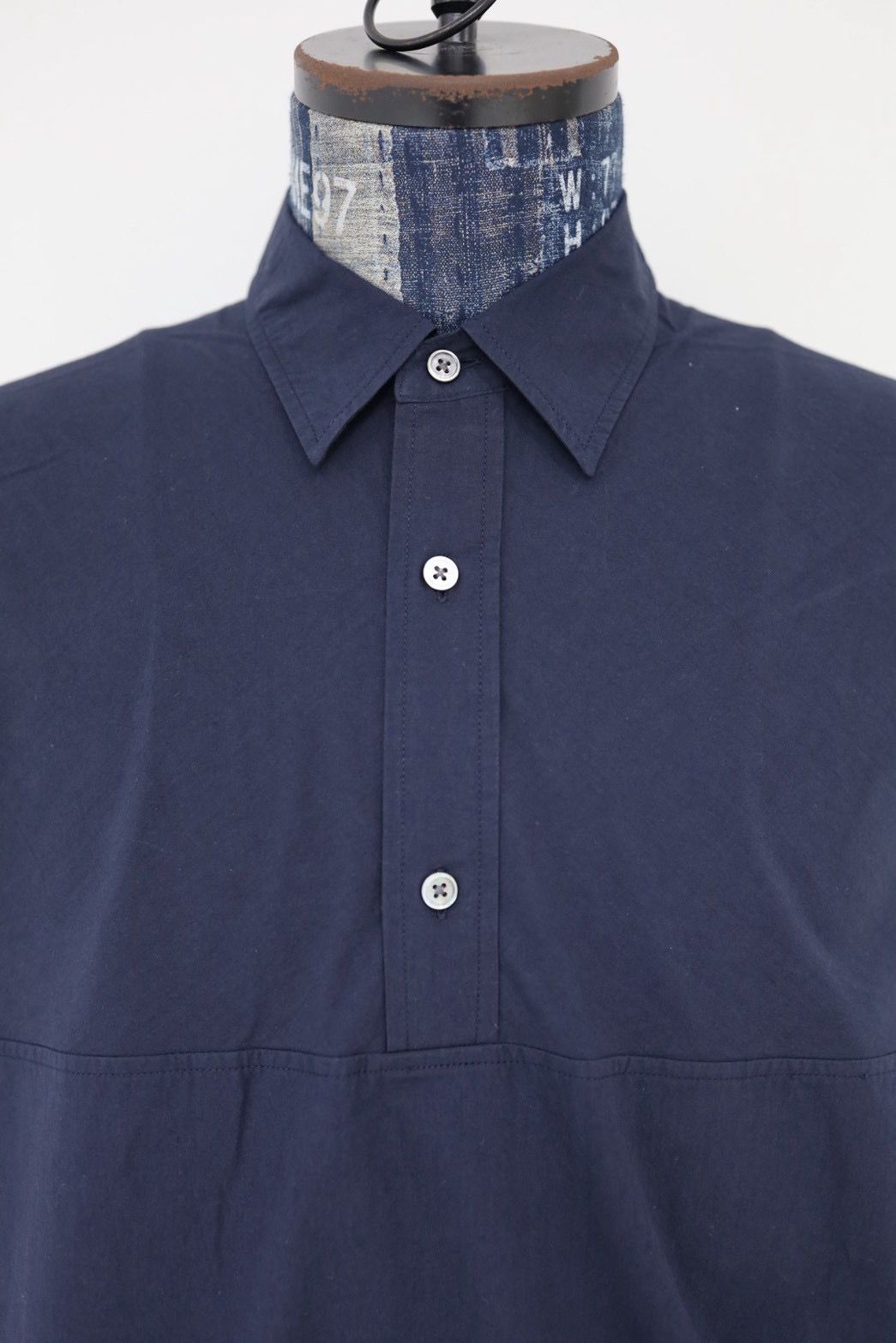 フレッシュサービス CRISP COTTON ANORAK L/S SHIRT(FSC261-50247)NAVY☆3月14日(土)発売！