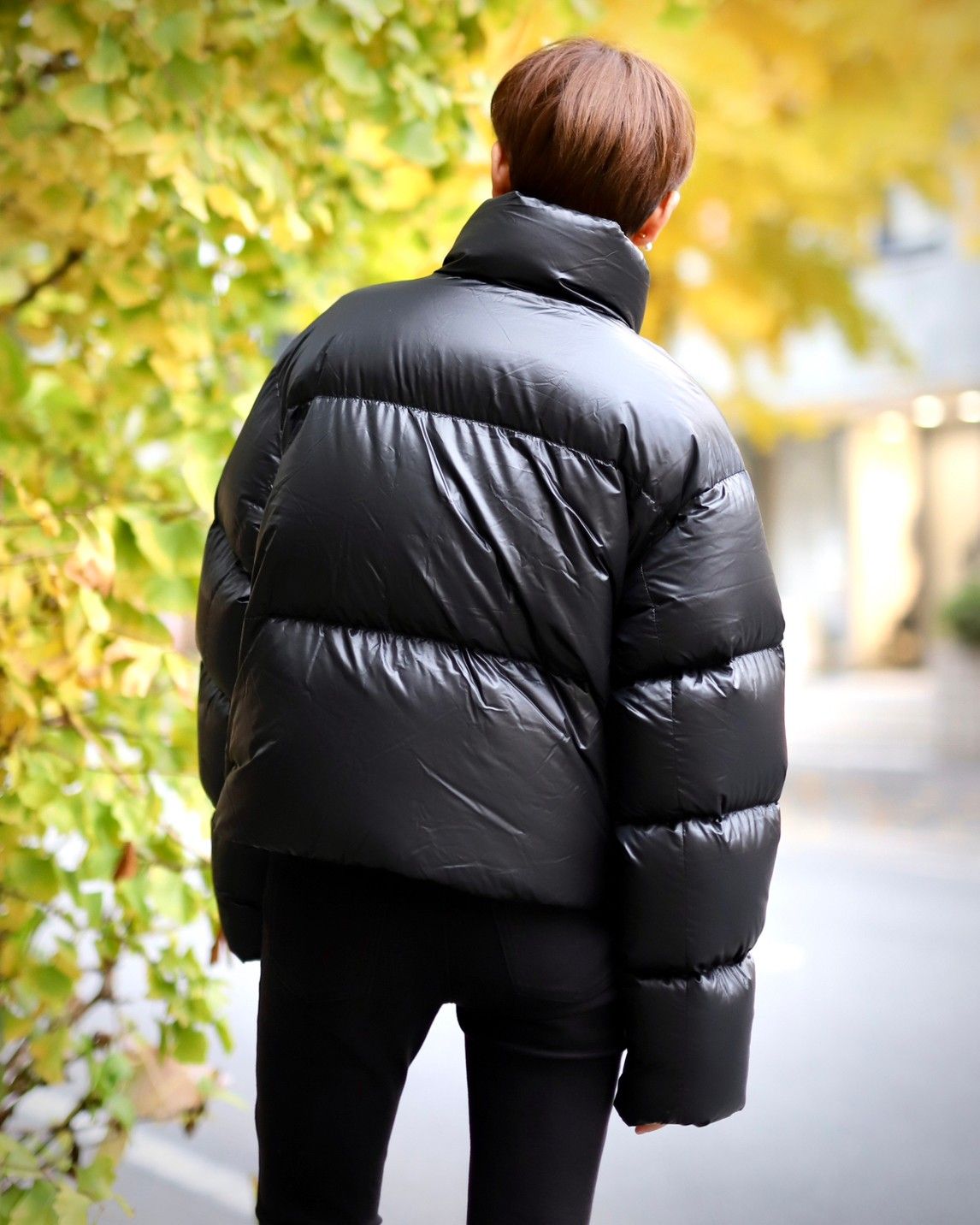 CANADA GOOSE 新作CYPRESS CROPPED PUFFER BLACK LABEL style