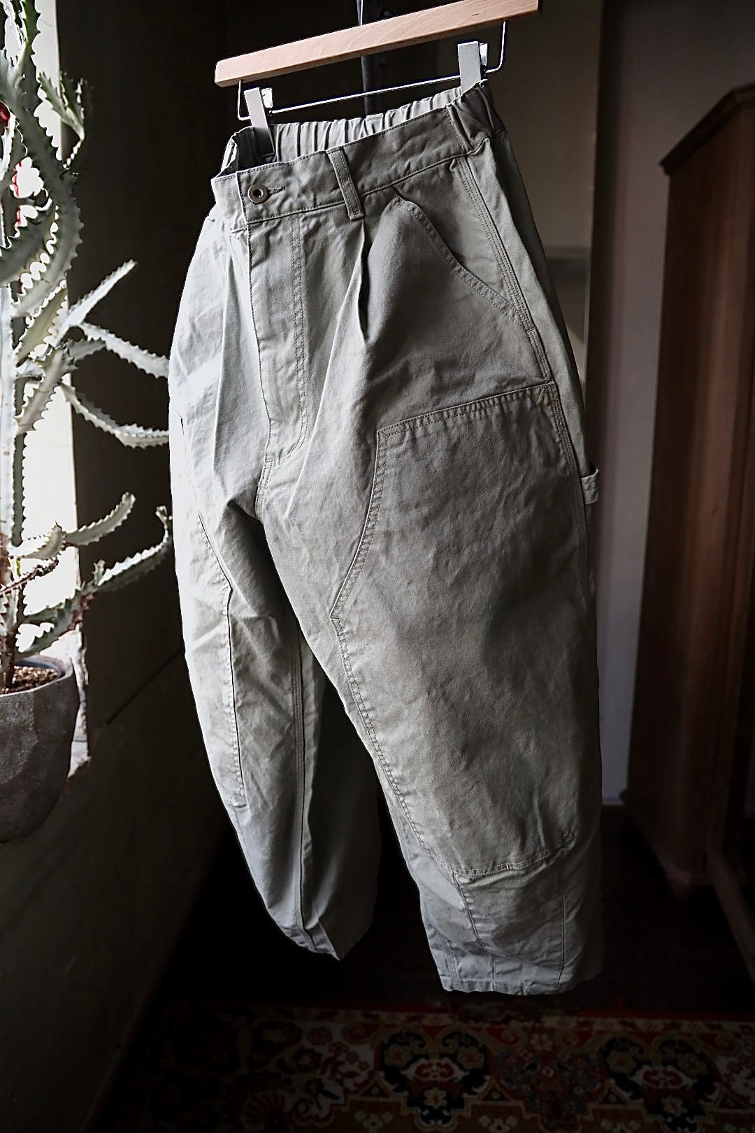 イズネス 26SS Double-Knee Balloon Painter Pants (26SS_12_1008SSBALOONPT01)MINT☆新作発売！