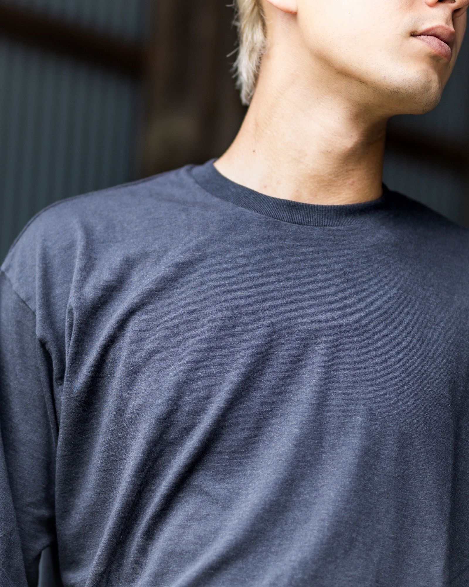 アプレッセ 2025 STYLE2 Cachmere Blend S/S T-Shirt(25AAP-05-01)CHACOAL