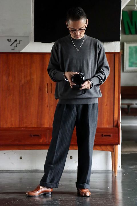 A.PRESSE 22FW L/S Knit T-Shirt スタイル.2022.8.17.