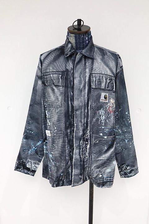 トーキングアバウト ジ アブストラクション 26SS カバーオール PRINTCOVERALL(26SS-J-001)BLACK 新作発売！