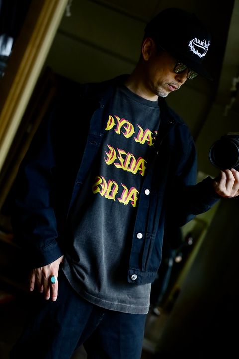 LASTMAN PRINTED TEE SHIRTS "REALIZE"スタイル