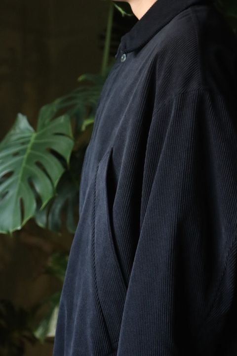 FreshService SOLOTEX CORDUROY UTILITY POCKET OVER COAT style.2022.9.10