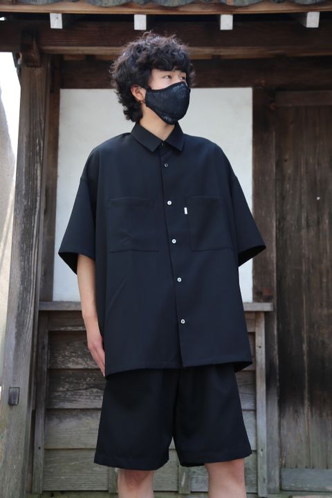 Yohji Yamamoto×NewEra MASK FACE COVERINGSマスクYohji Yamamotoスカル&ローズブラック style. 2021.06.25.
