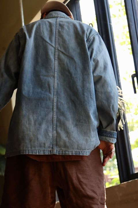 アプレッセ22FW US NAVY Denim Jacket"INDIGO"スタイル