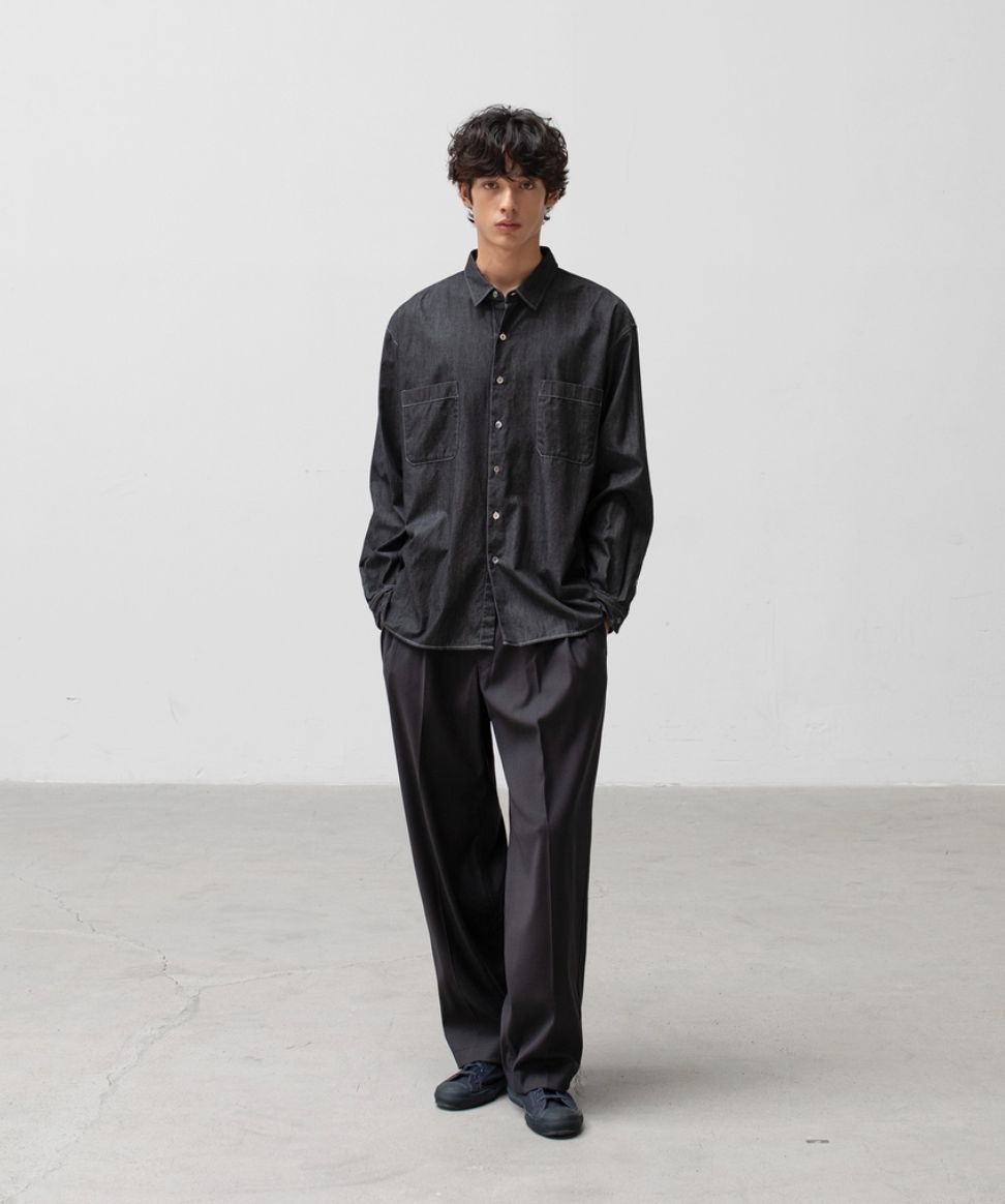 ANOTHER OFFICEアナザーオフィス Santiago Slacks(AOESPT004)Charcoal☆10月10日(金)新作発売！