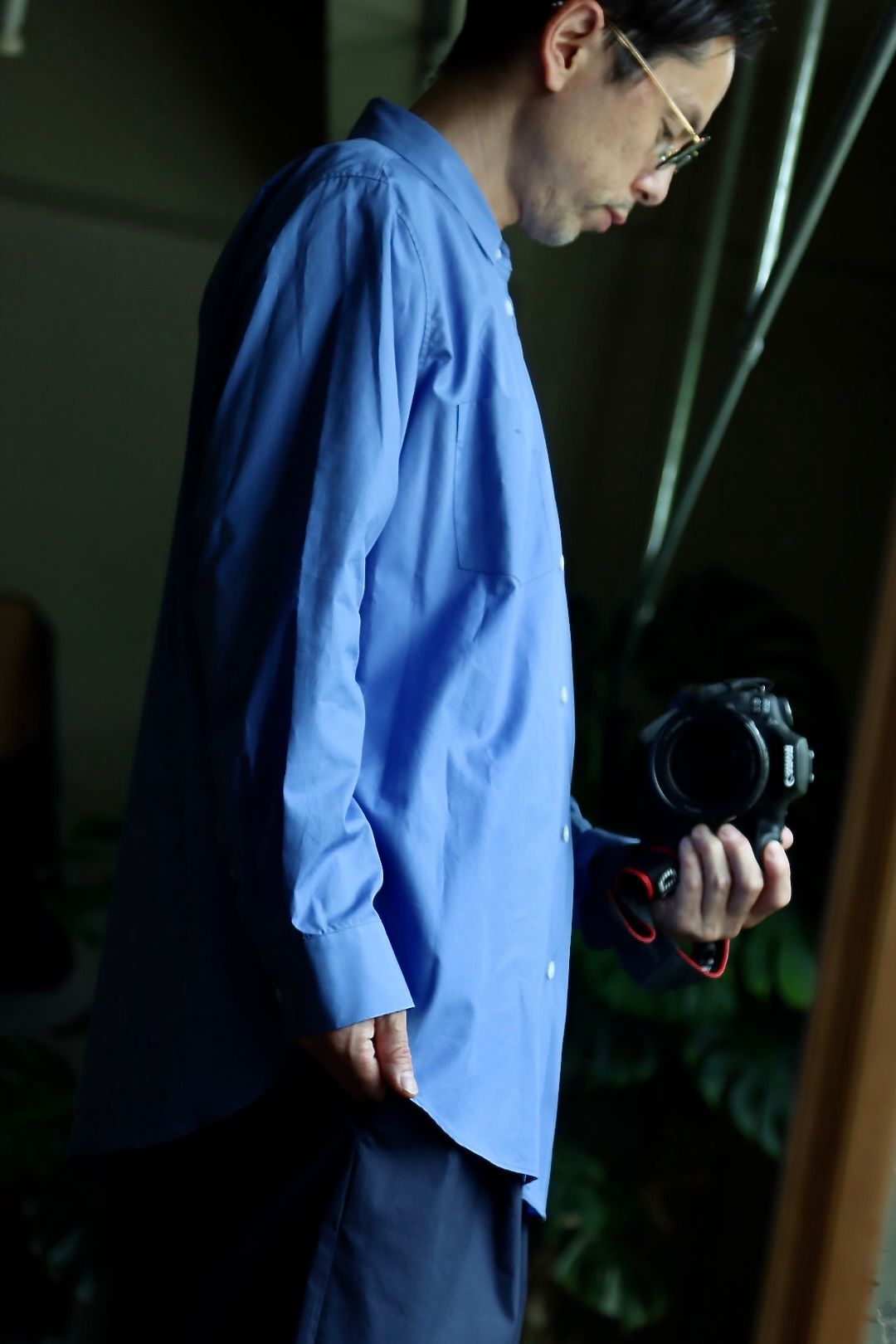ATON 22FW STANDARD SHIRT"SAX"スタイル.2022.6.18.