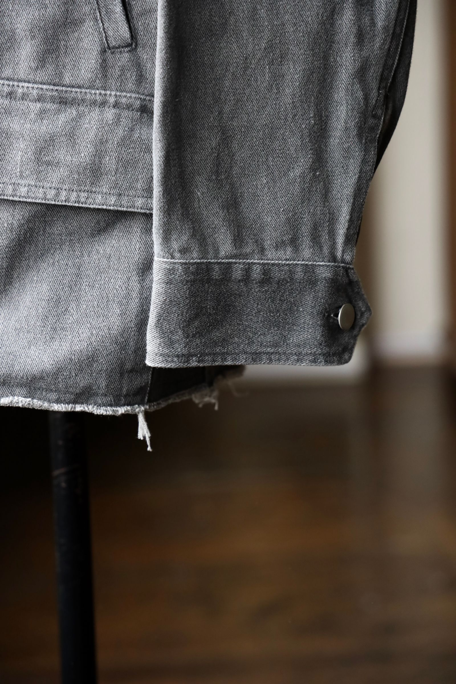 ヨーク25SS カバーオールCOTTON CUT-OFF COVERALL JACKET(YK25SS0925B)GRAY