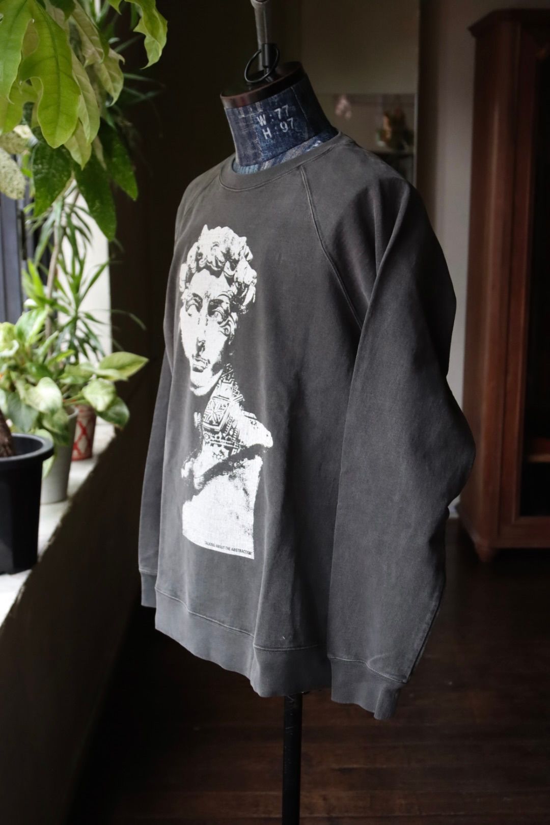 トーキングアバウト ジ アブストラクション 25AW OVER DYE PRINT RAGLAN TEE(2526AW-LS-002)MICHE☆新作発売！