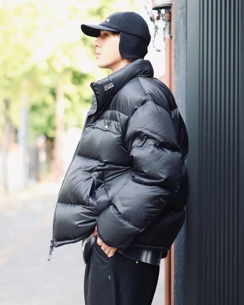 SEDAN ALL-PURPOSE セダンオールパーパスFW23 Micro Ripstop Down Jacket"Black"スタイル