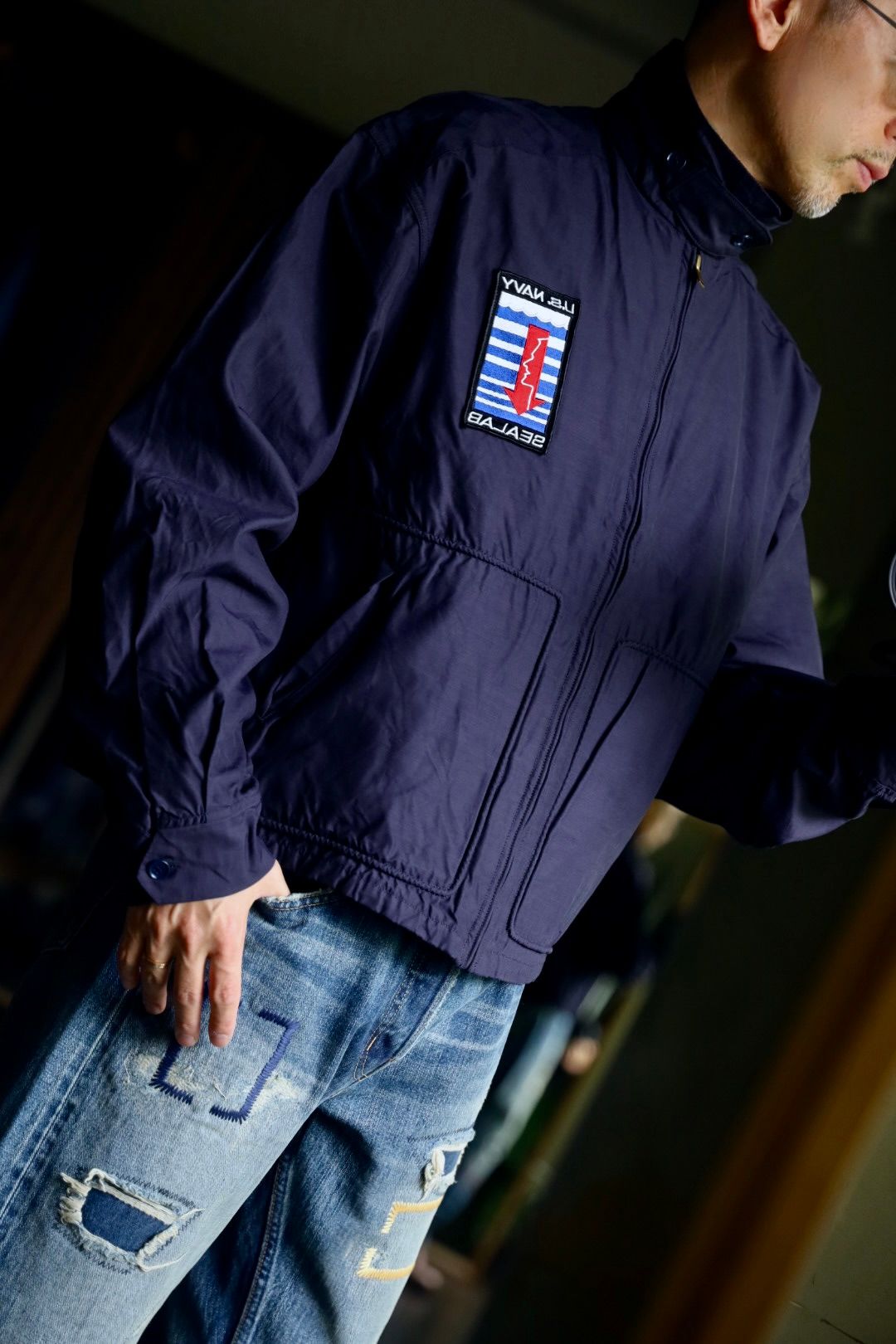 BOW WOW バウワウ US NAVY SEALAB DRIZZLER JK(BW242-USDJ)NAVY