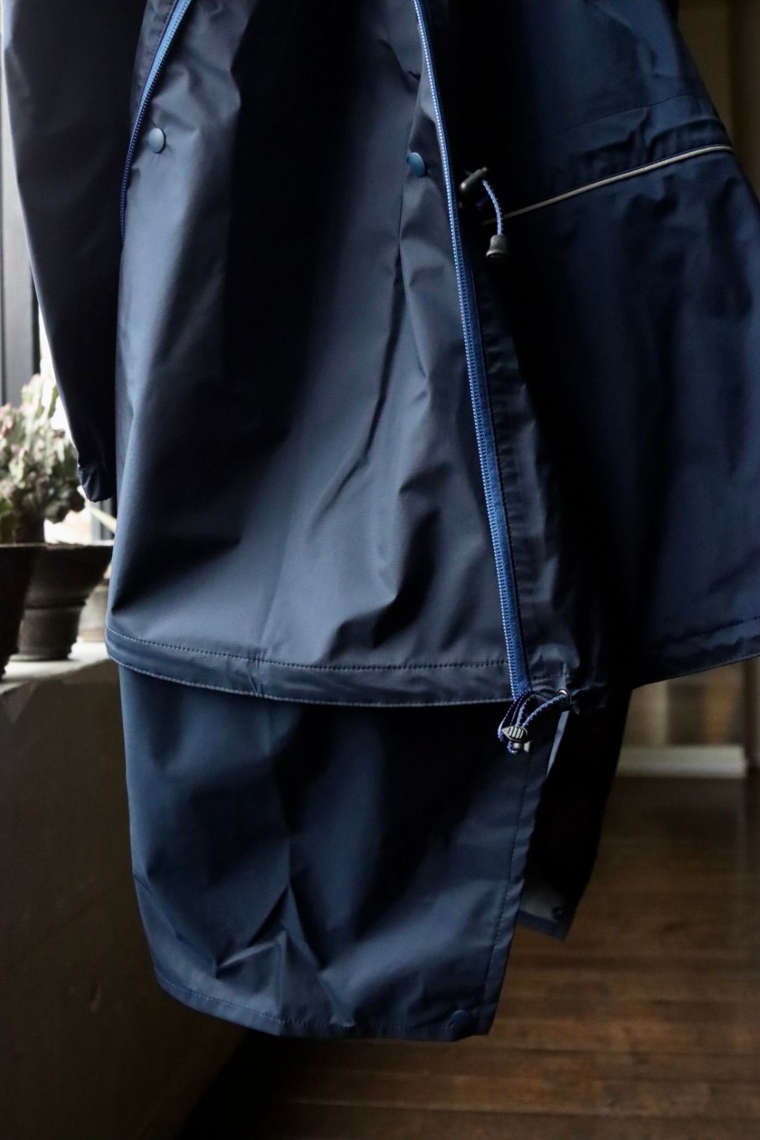 is-ness イズネス24SS 3-LAYER TRANSFORMABLE JACKET(1006SSJK01)NAVY