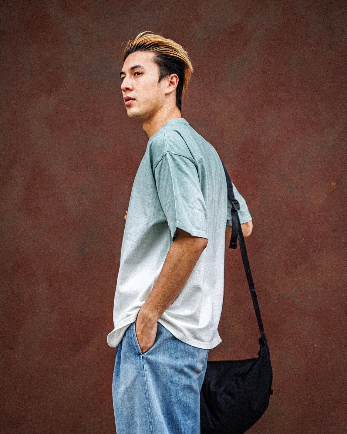 グラフペーパー S/S Oversized Tee スタイル (PALE GREEN)2月8日(土)新作発売！