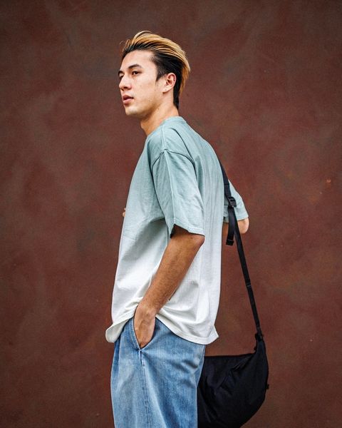 グラフペーパー S/S Oversized Tee スタイル (PALE GREEN)2月8日(土)新作発売！