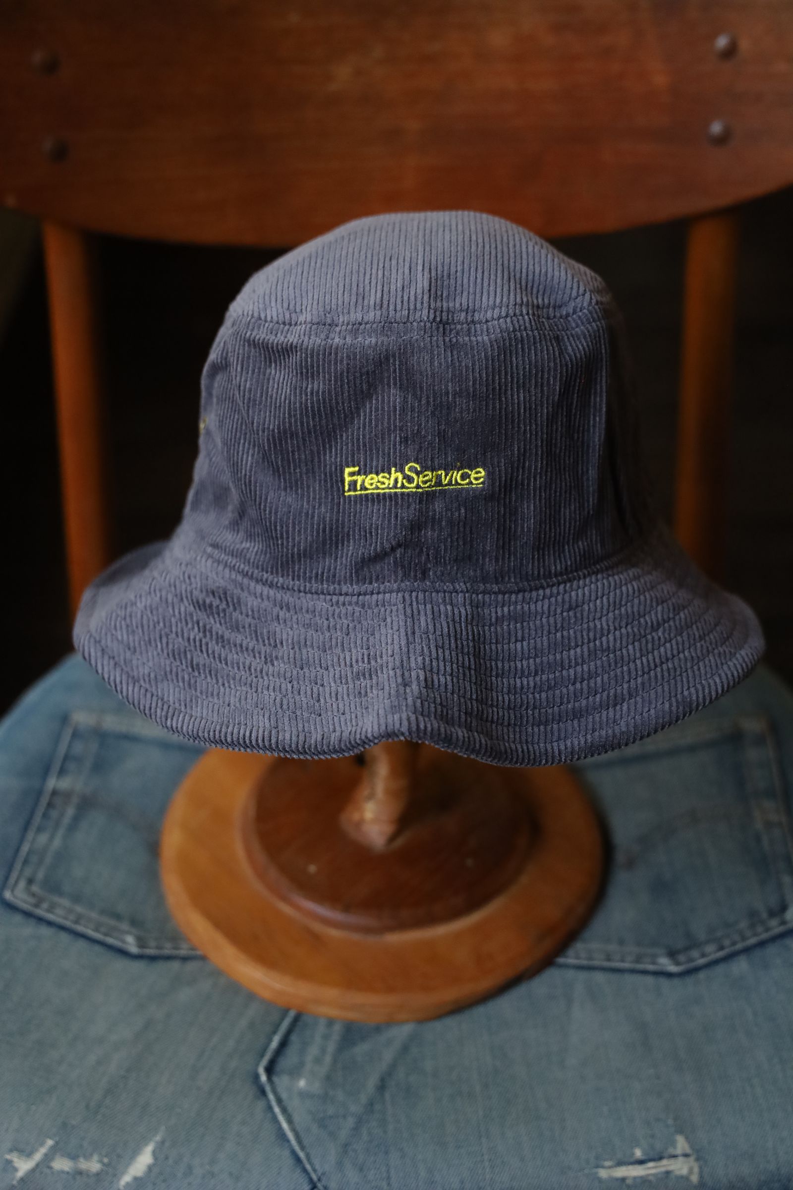 フレッシュサービス CORDUROY CORPORATE HAT(FSP243-90087B)DARK GRAY