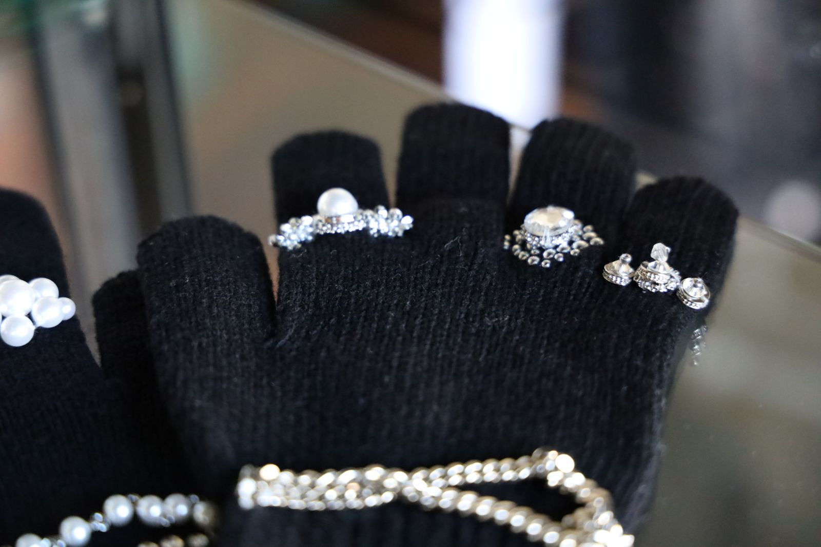 doublet ダブレット25AW KNIT GLOVES WITH RINGS (25AW88GV05) BLACK★9月13日(土)発売！