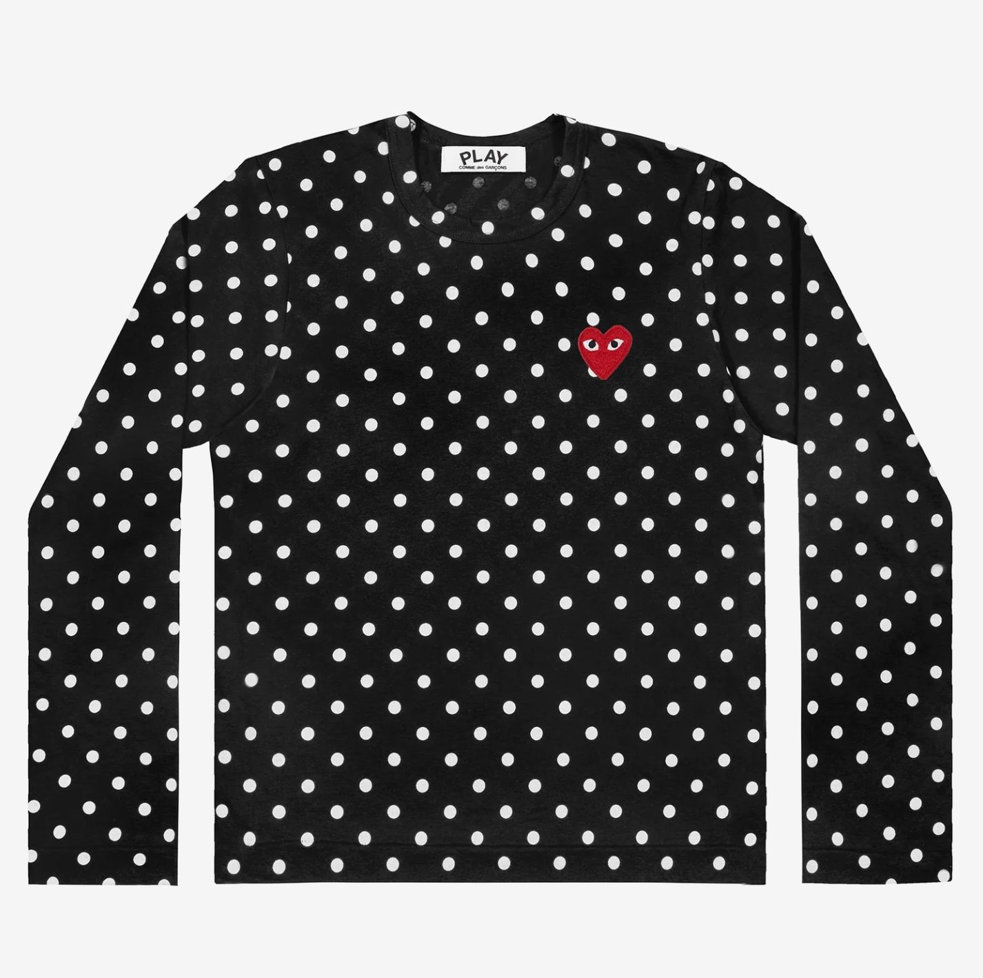 PLAYプレイコムデギャルソン ドットロングスリーブTシャツ☆新作発売！