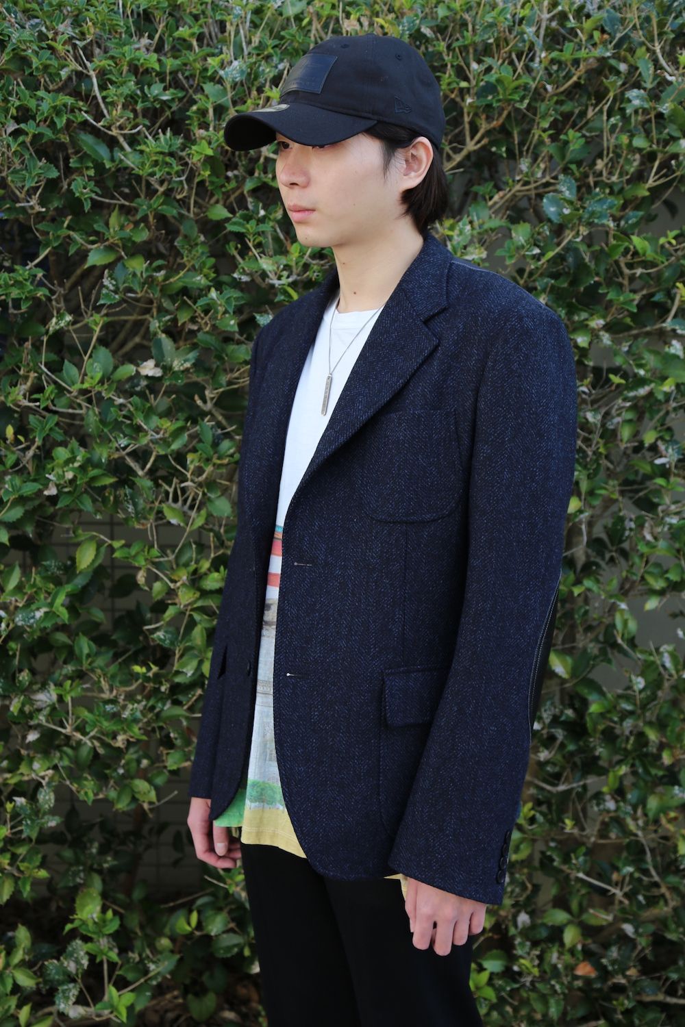JUNYA WATANABE COMME des GARCONS MAN ウールカシミヤツイード×綿デニム×綿ウィップコード(WF-J022-051) style.2020.11.22.