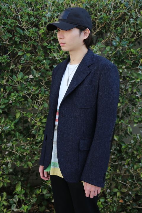 JUNYA WATANABE COMME des GARCONS MAN ウールカシミヤツイード×綿デニム×綿ウィップコード(WF-J022-051) style.2020.11.22.