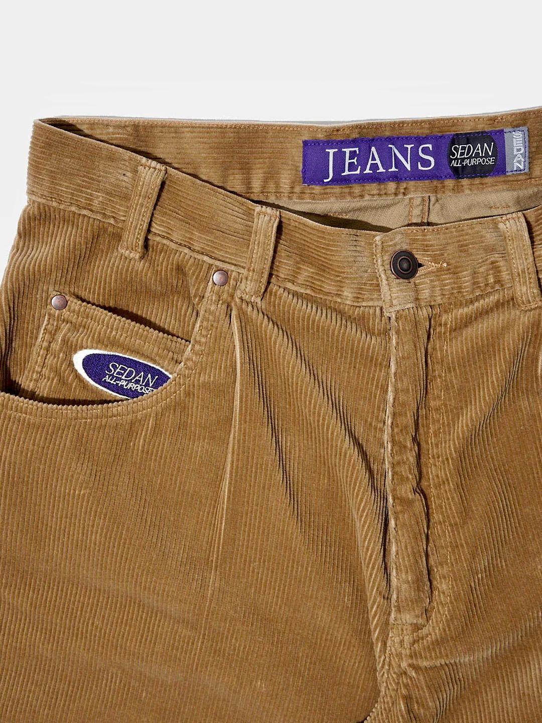 セダンオールパーパス23FW OVAL LOGO CORDUROY PANT(SD23F-PT06)CAMEL