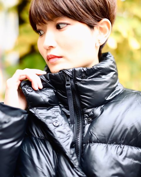 CANADA GOOSE 新作CYPRESS CROPPED PUFFER BLACK LABEL style.2023.12.7