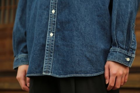 Graphpaper Denime Regular Collar Shirt style.2021.2.20.