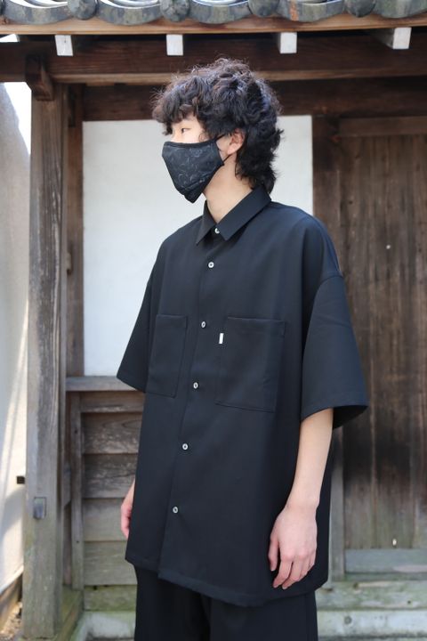 Yohji Yamamoto×NewEra MASK FACE COVERINGSマスクYohji Yamamotoスカル&ローズブラック style. 2021.06.25.