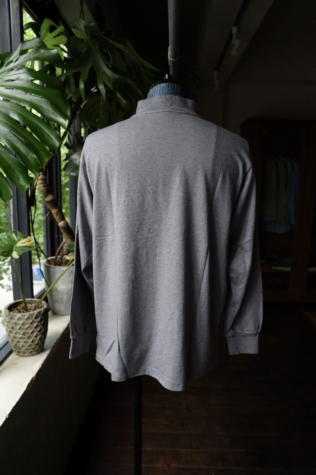 Cashmere Blend Turtle Neck L/S T-Shirt( 24AAP-05-01K)GRAY