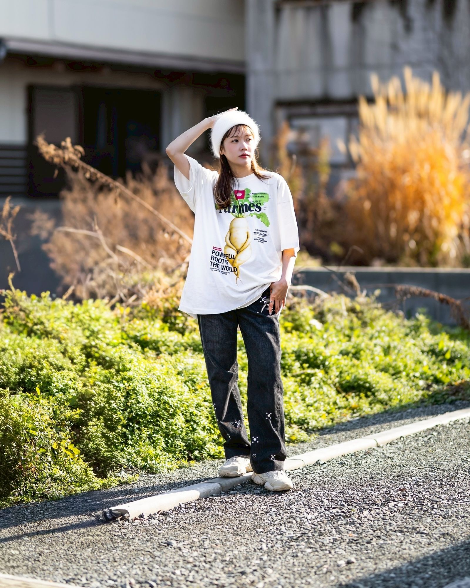 doublet ダブレット26SS FARMES MAGAZINE COVER T-SHIRT (26SS34CS430) WHITE ★1月17日(土)11:00発売！