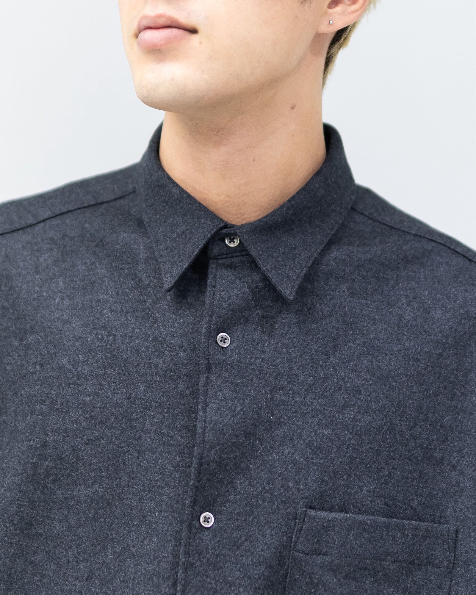 Graphpaper Wool Smooth Flannel Oversized Regular Collar Shirt 10月4日(土)新作発売！