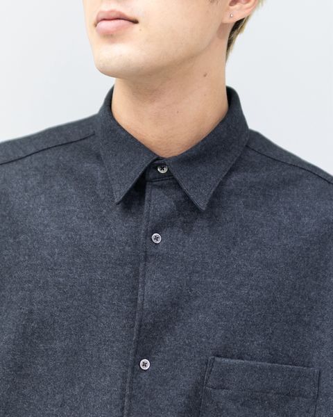 Graphpaper Wool Smooth Flannel Oversized Regular Collar Shirt 10月4日(土)新作発売！