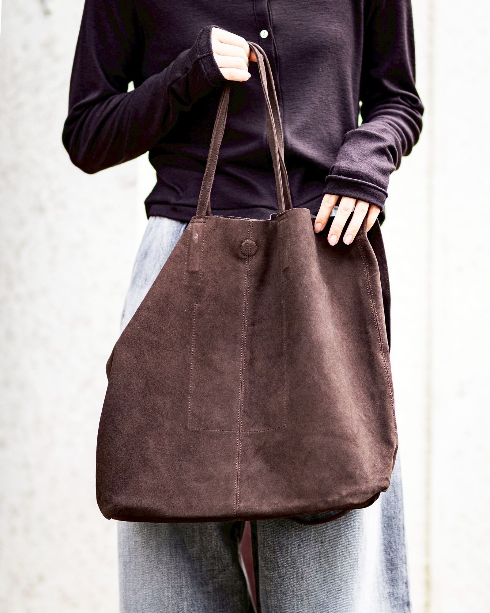 Morphee / モルフェトートバッグ 3WAY LARGE TOTE(L SIZE)SUEDE [DARK CHOCO]☆新作発売！