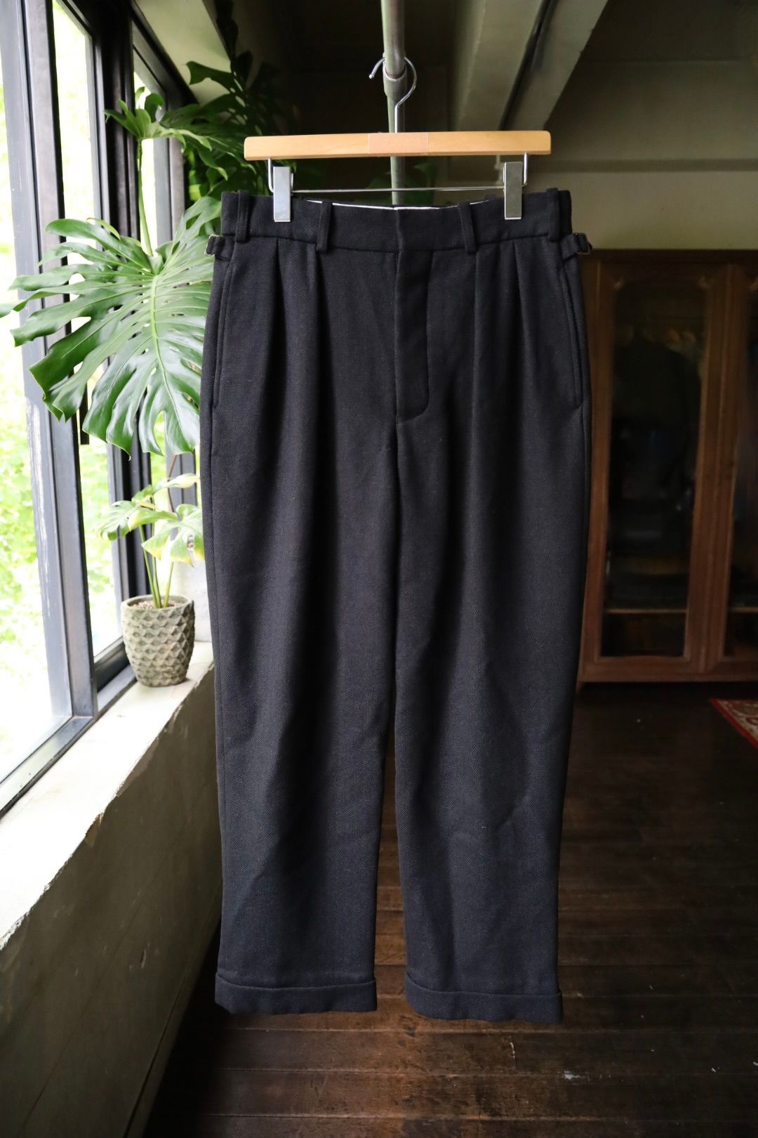 ANACHRONORM ウール混 ツイード トラウザーズパンツ Vintage