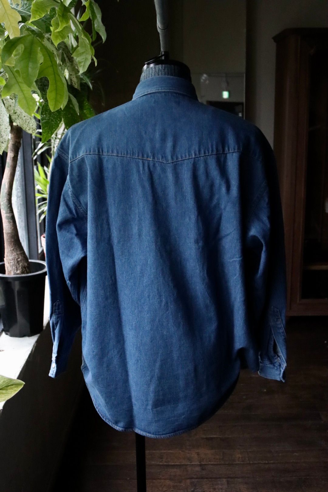 イズネス25AW WESTERN SHIRTS(Enzyme Wash)(1007AWSH01-1)INDIGO