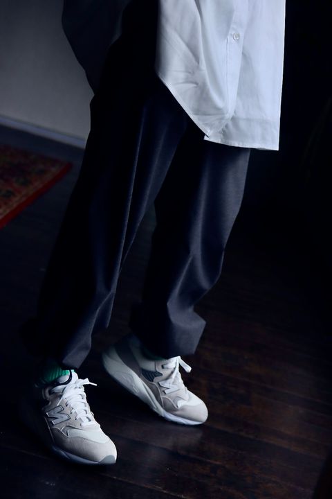FreshService DRY OXFORD CORPORATE L/S B.D. SHIRT"WHITE"スタイル