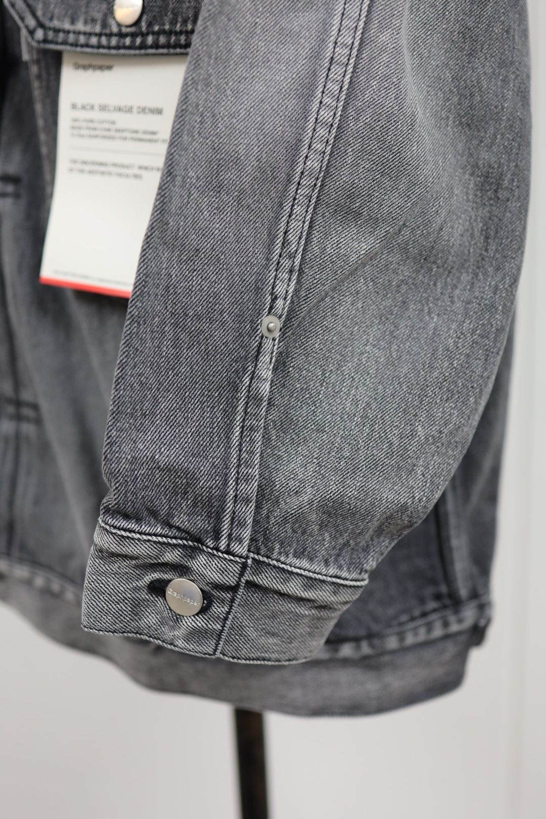 グラフペーパー Selvage Denim Jacket(GU261-20054LB)BLACK_LIGHT FADE★1月24日(土)発売！