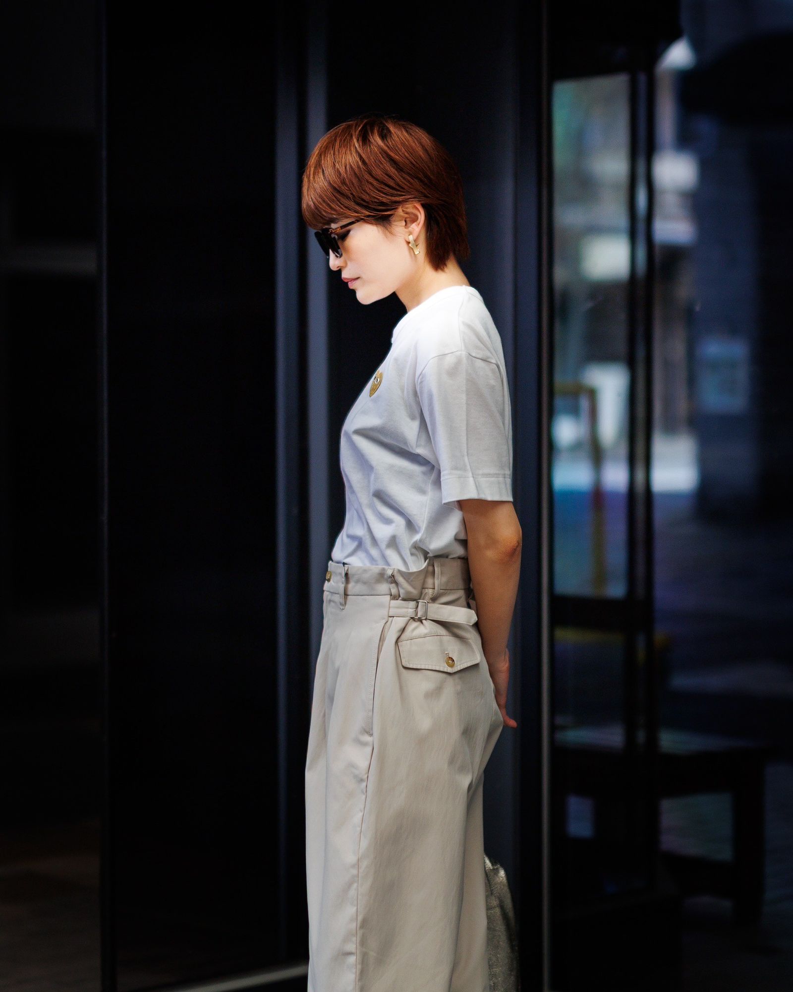 PLAY COMME des GARCONS ワンポイントTシャツ style.2025.4.24