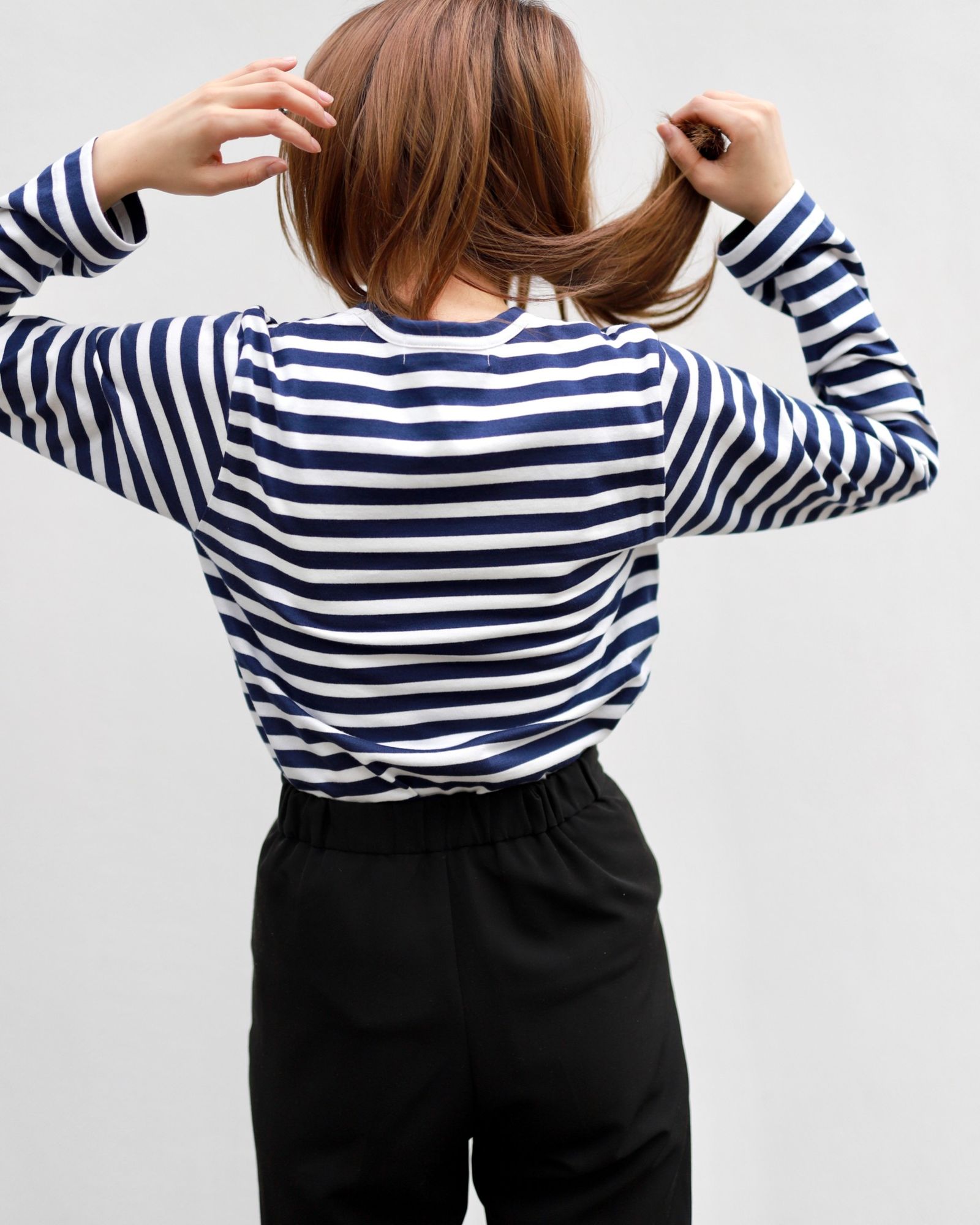 プレイ コムデギャルソン 新作Striped T-Shirt style.2023.3.19
