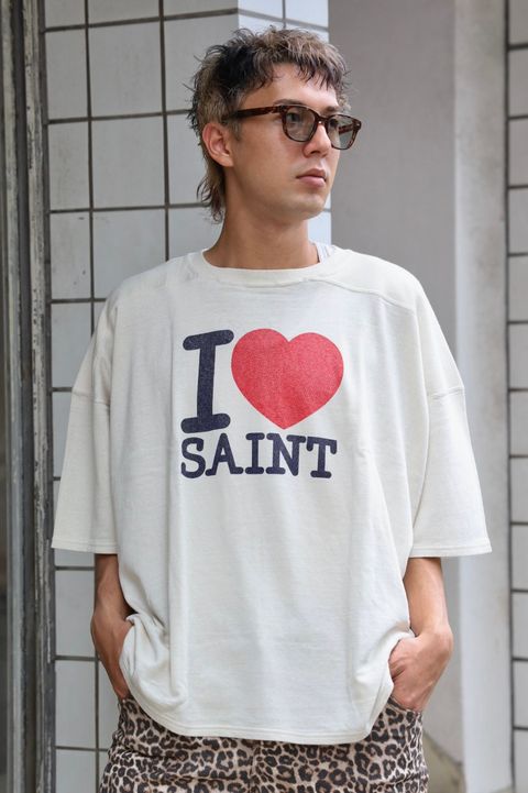 SAINT Mxxxxxx FOOTBALL T-SHIRT PICK UP STYLE